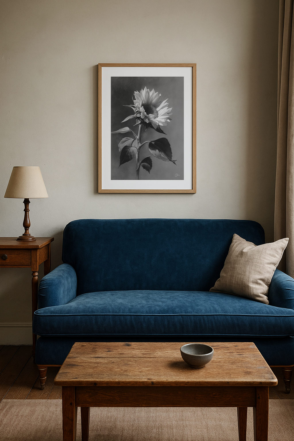 Charcoal Sunflower
