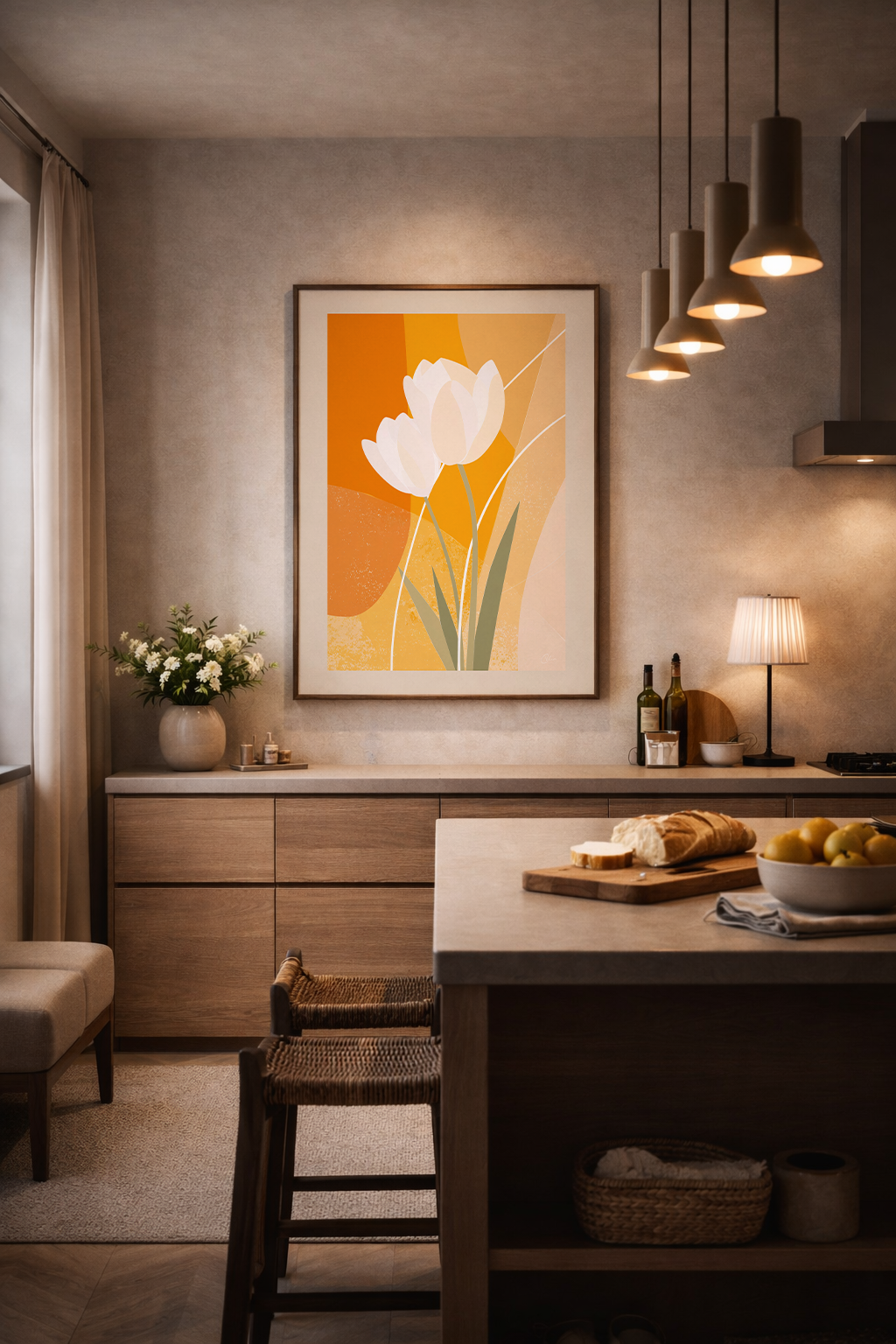 Citrus Tulips