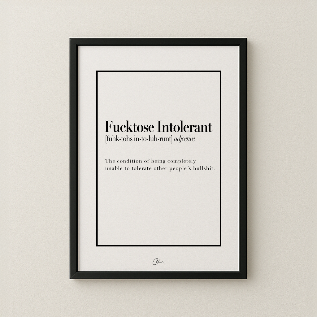 Fucktose Intolerant