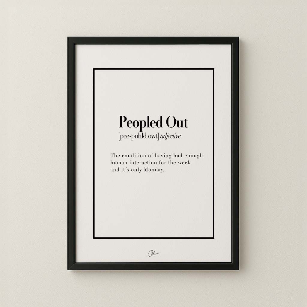 Peopled Out