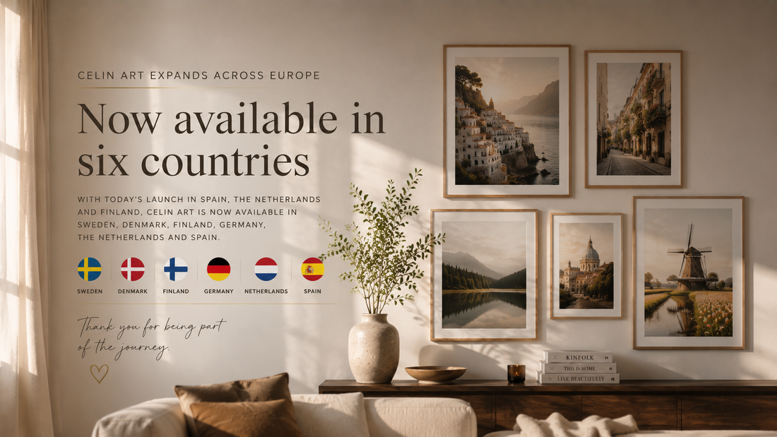 Celin Art Expands Across Europe – Now Available in Six Countries