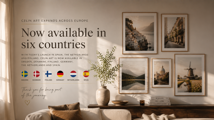 Celin Art Expands Across Europe – Now Available in Six Countries