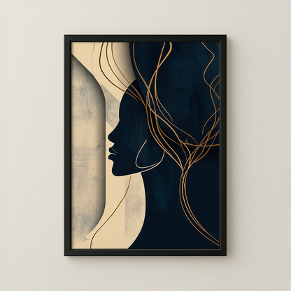 Gilded Profile