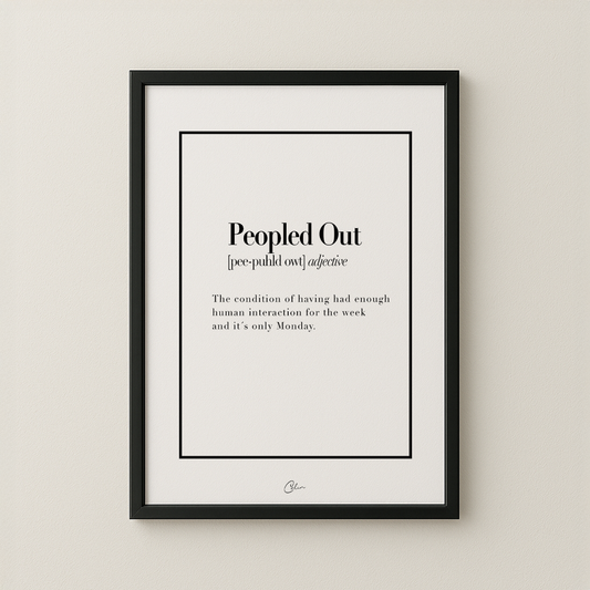 Peopled Out