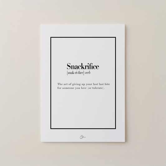 Snackrifice